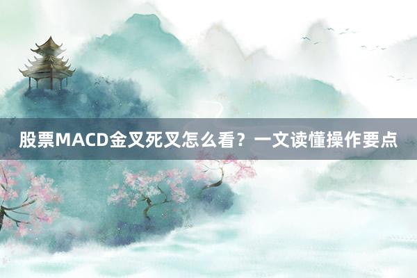 股票MACD金叉死叉怎么看？一文读懂操作要点