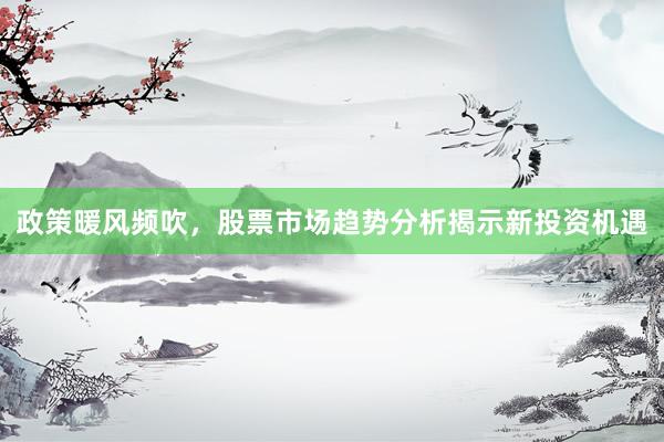 政策暖风频吹，股票市场趋势分析揭示新投资机遇