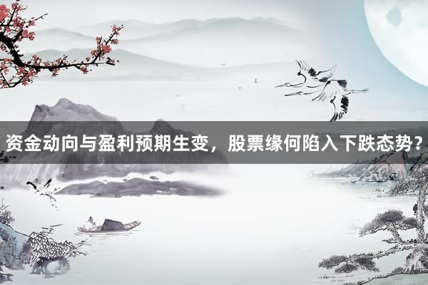 资金动向与盈利预期生变，股票缘何陷入下跌态势？