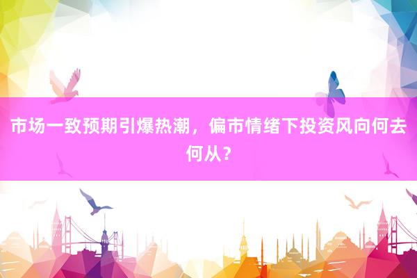 市场一致预期引爆热潮，偏市情绪下投资风向何去何从？